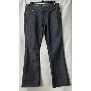 Levis Capital E Womens Dark Wash‎ Swank Low Slim Boot Cut Jeans Denim Size 27